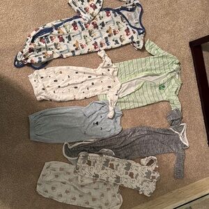 Assorted Baby Sleepers with Fun Prints
